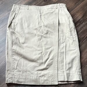 Liz Claiborne Beige Pencil Skirt